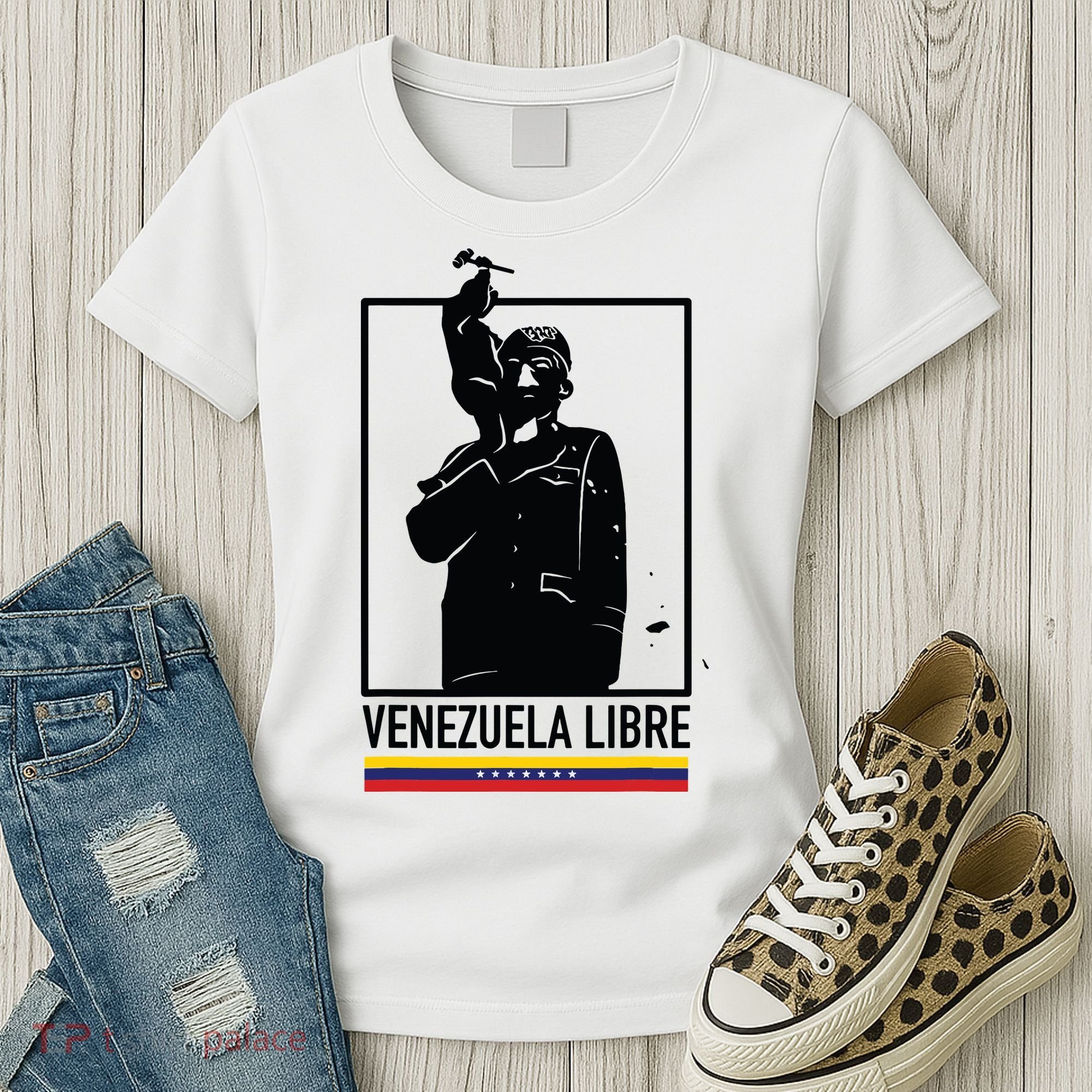 Hasta El Final Abajo Cadenas Venezuela Libre Women's T-Shirt