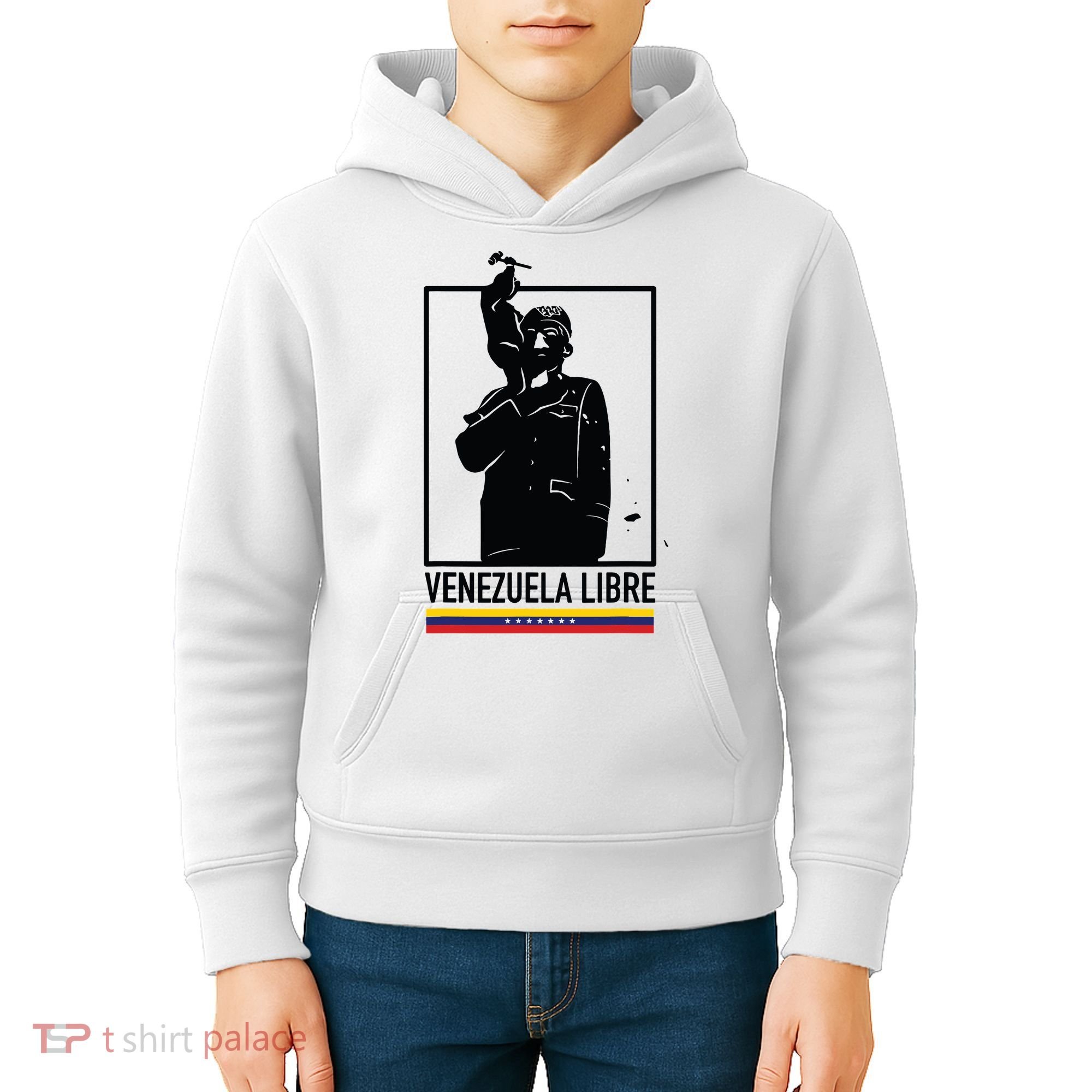 Hasta El Final Abajo Cadenas Venezuela Libre Kids Hoodie