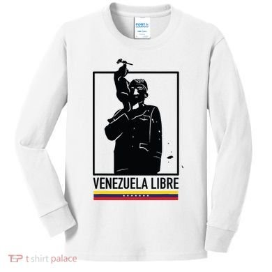 Hasta El Final Abajo Cadenas Venezuela Libre Kids Long Sleeve Shirt
