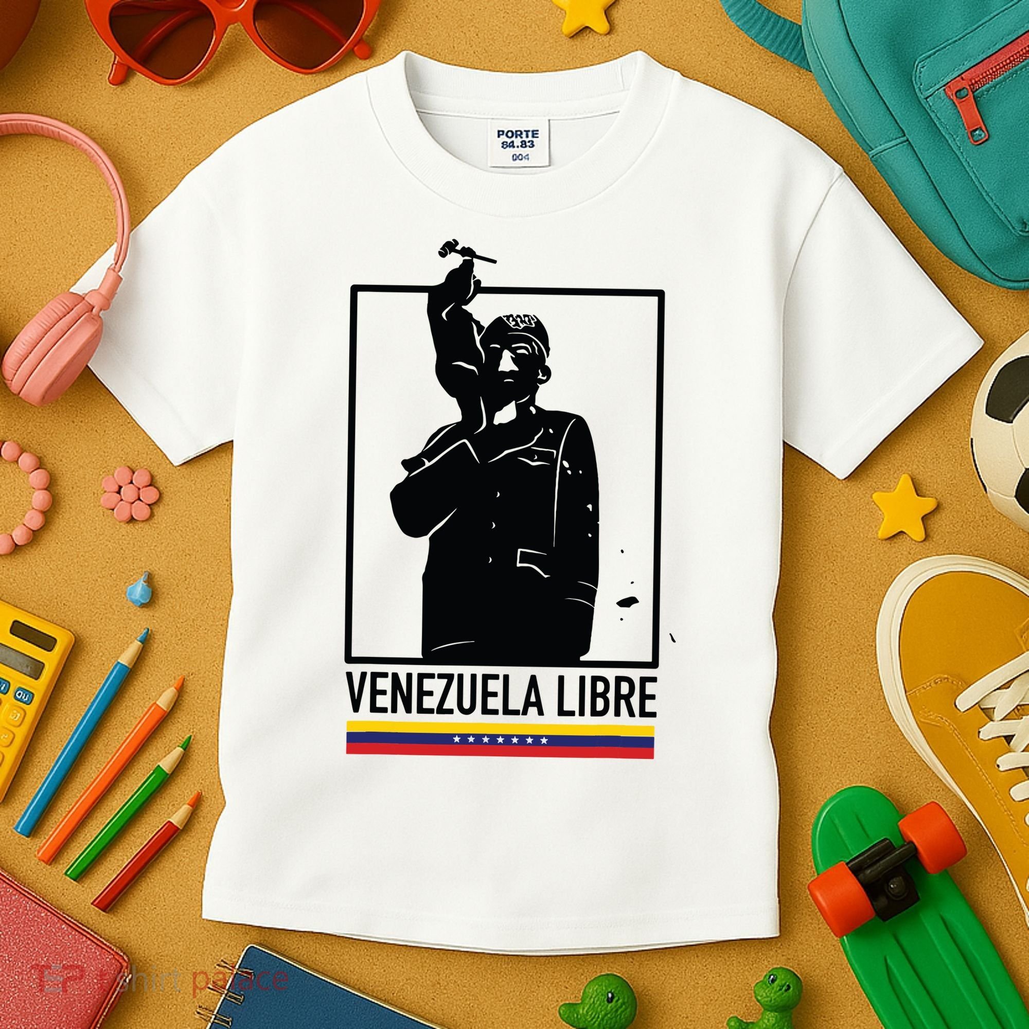 Hasta El Final Abajo Cadenas Venezuela Libre Kids T-Shirt