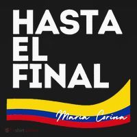 Hasta El Final Maria Corina Venezuela Libre USA-Made Doggie Bandana thumb 2