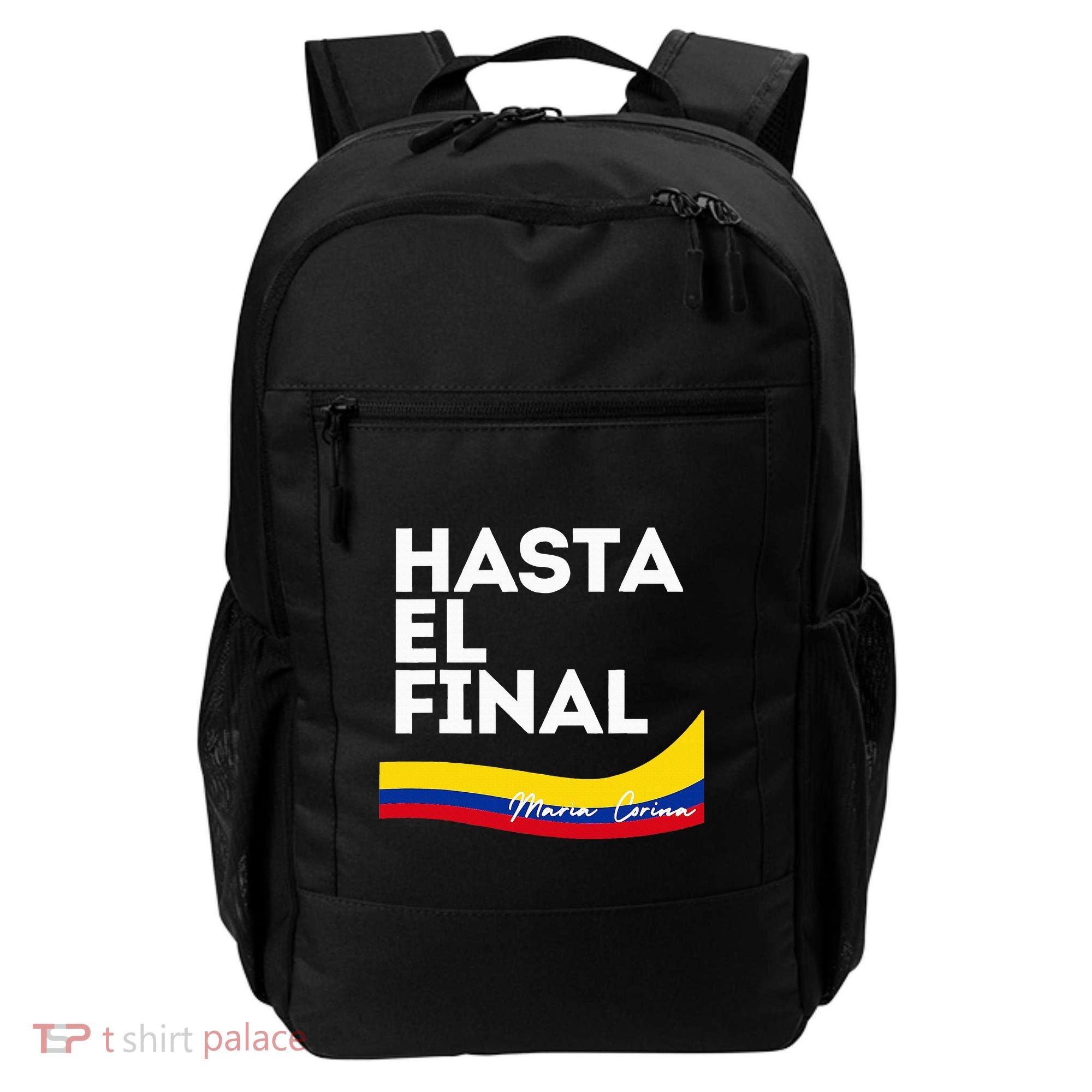 Hasta El Final Maria Corina Venezuela Libre Backpack