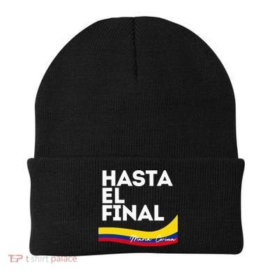 Hasta El Final Maria Corina Venezuela Libre Beanie