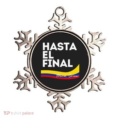 Hasta El Final Maria Corina Venezuela Libre Ornament