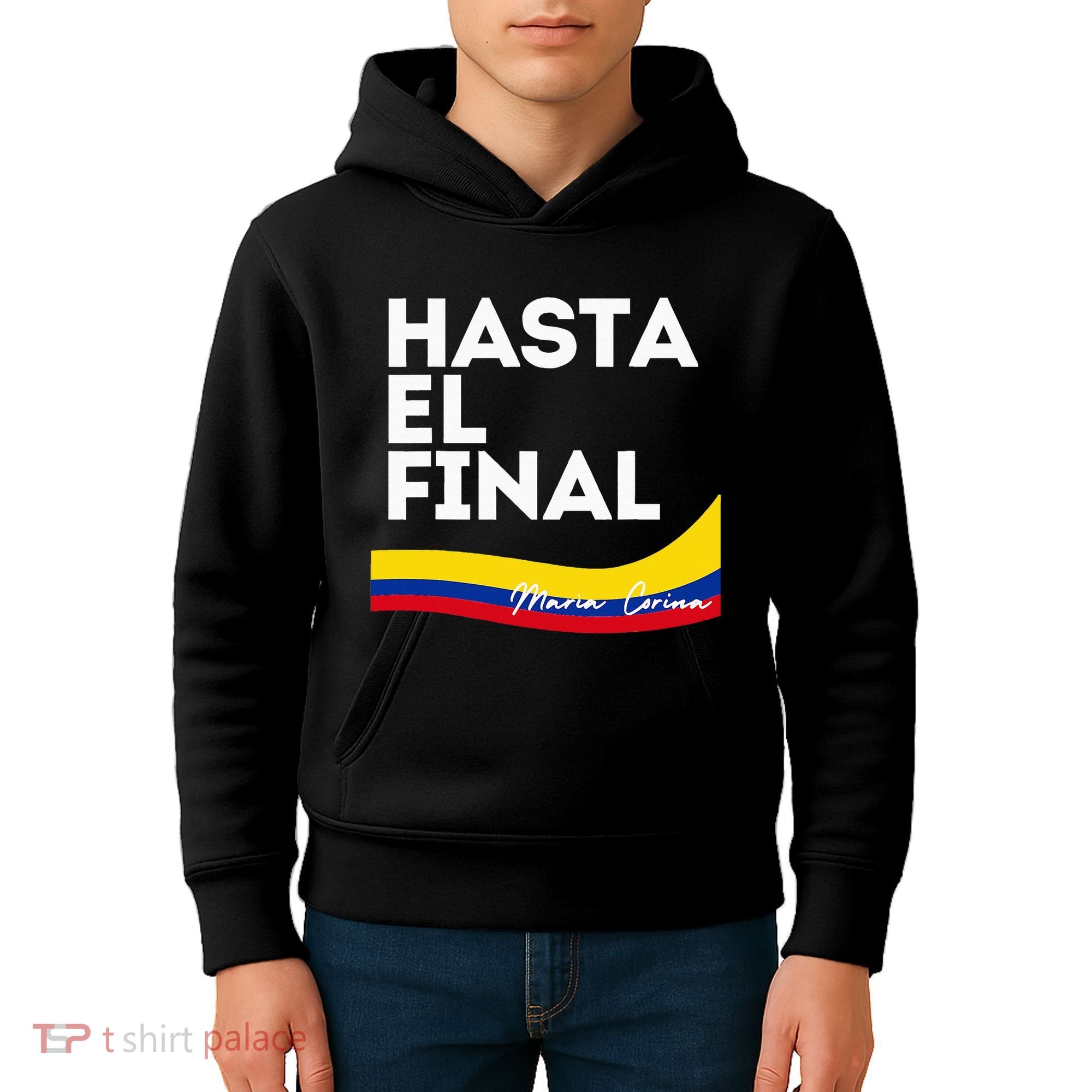 Hasta El Final Maria Corina Venezuela Libre Kids Hoodie