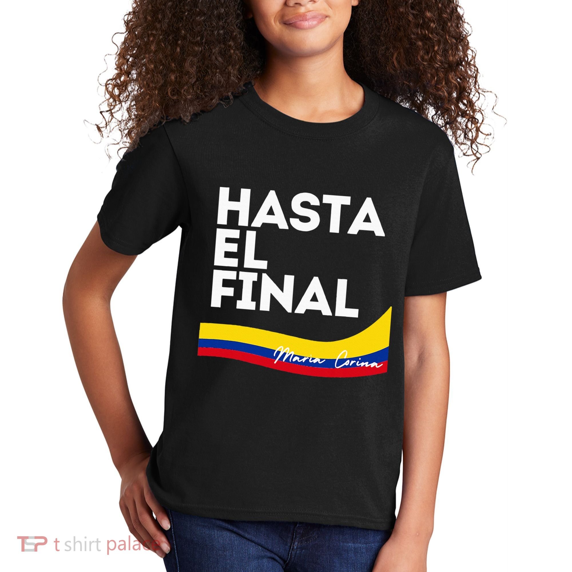 Hasta El Final Maria Corina Venezuela Libre Kids T-Shirt