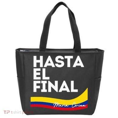 Hasta El Final Maria Corina Venezuela Libre Tote Bag