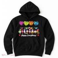 Happy Everything Gnomes Every Seasons All Year Tree Hoodie thumb 0