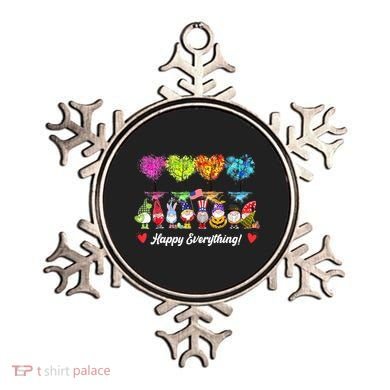 Happy Everything Gnomes Every Seasons All Year Tree Ornament