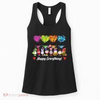 Happy Everything Gnomes Every Seasons All Year Tree Women's Tank Top thumb 0