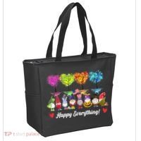 Happy Everything Gnomes Every Seasons All Year Tree Tote Bag thumb 2