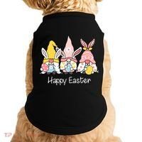 Happy Easter Gnome Holiday Cute Gift Doggie Tank thumb 0