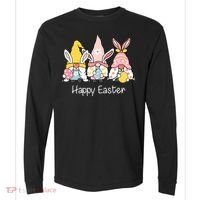 Happy Easter Gnome Holiday Cute Gift Comfort Colors Heavyweight Long Sleeve T-Shirt thumb 0