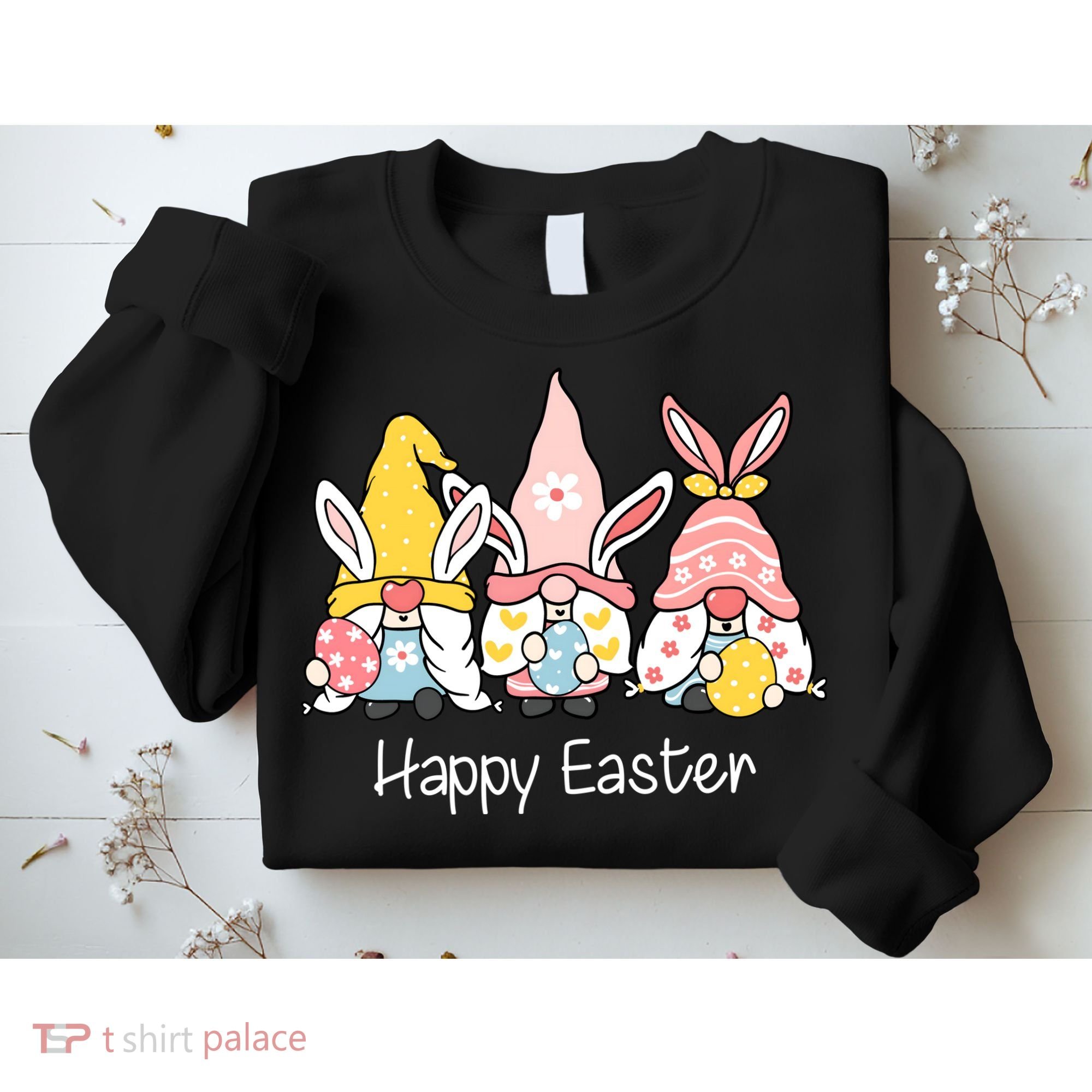 Happy Easter Gnome Holiday Cute Gift Sweatshirt