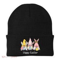 Happy Easter Gnome Holiday Cute Gift Beanie thumb 0