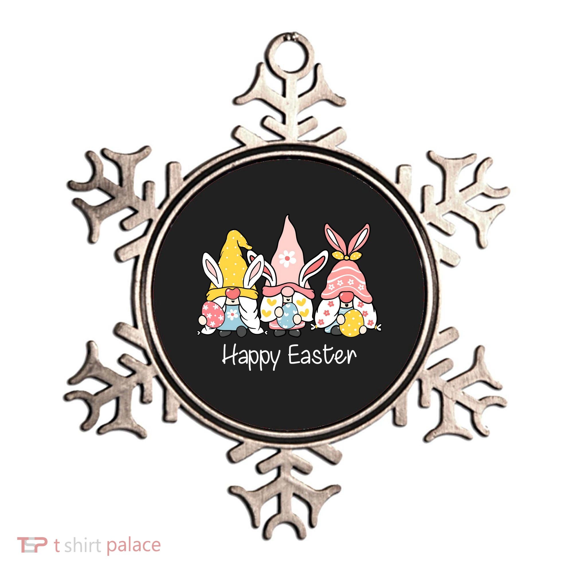 Happy Easter Gnome Holiday Cute Gift Ornament