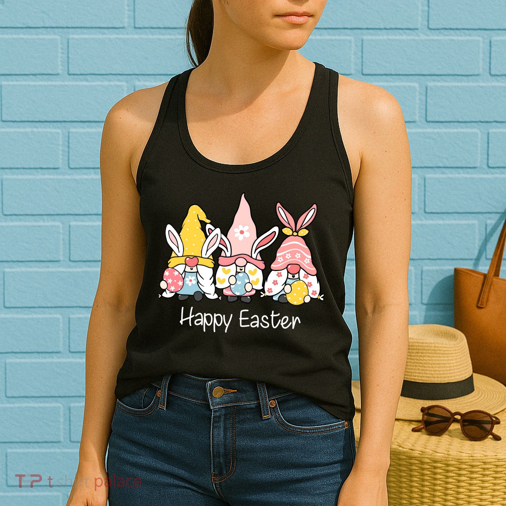Happy Easter Gnome Holiday Cute Gift Women's Tank Top