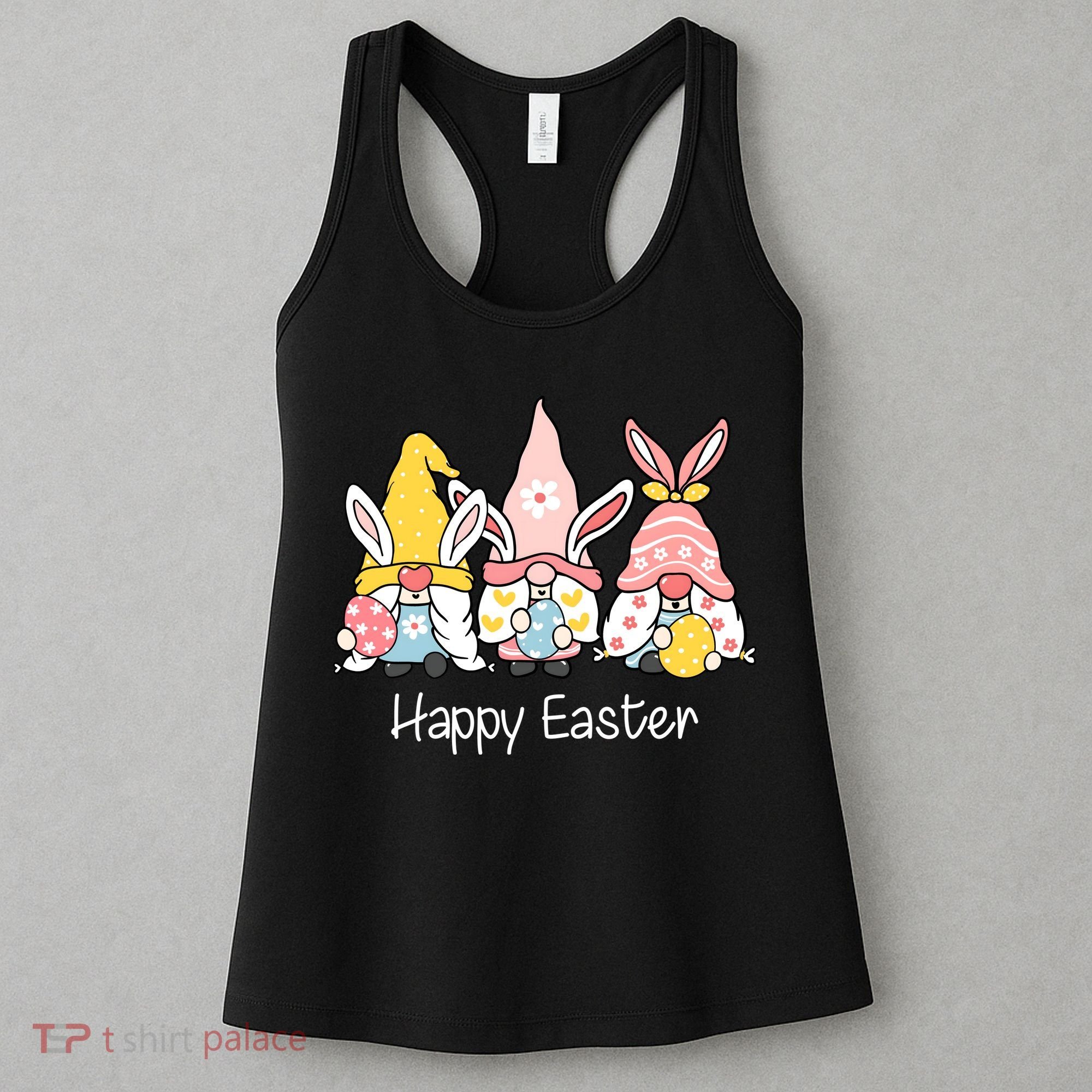 Happy Easter Gnome Holiday Cute Gift Women's Tank Top