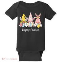 Happy Easter Gnome Holiday Cute Gift Baby Bodysuit thumb 0