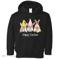 Happy Easter Gnome Holiday Cute Gift Toddler Hoodie thumb 0