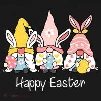 Happy Easter Gnome Holiday Cute Gift Toddler Hoodie thumb 2