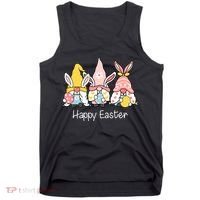 Happy Easter Gnome Holiday Cute Gift Tank Top thumb 0