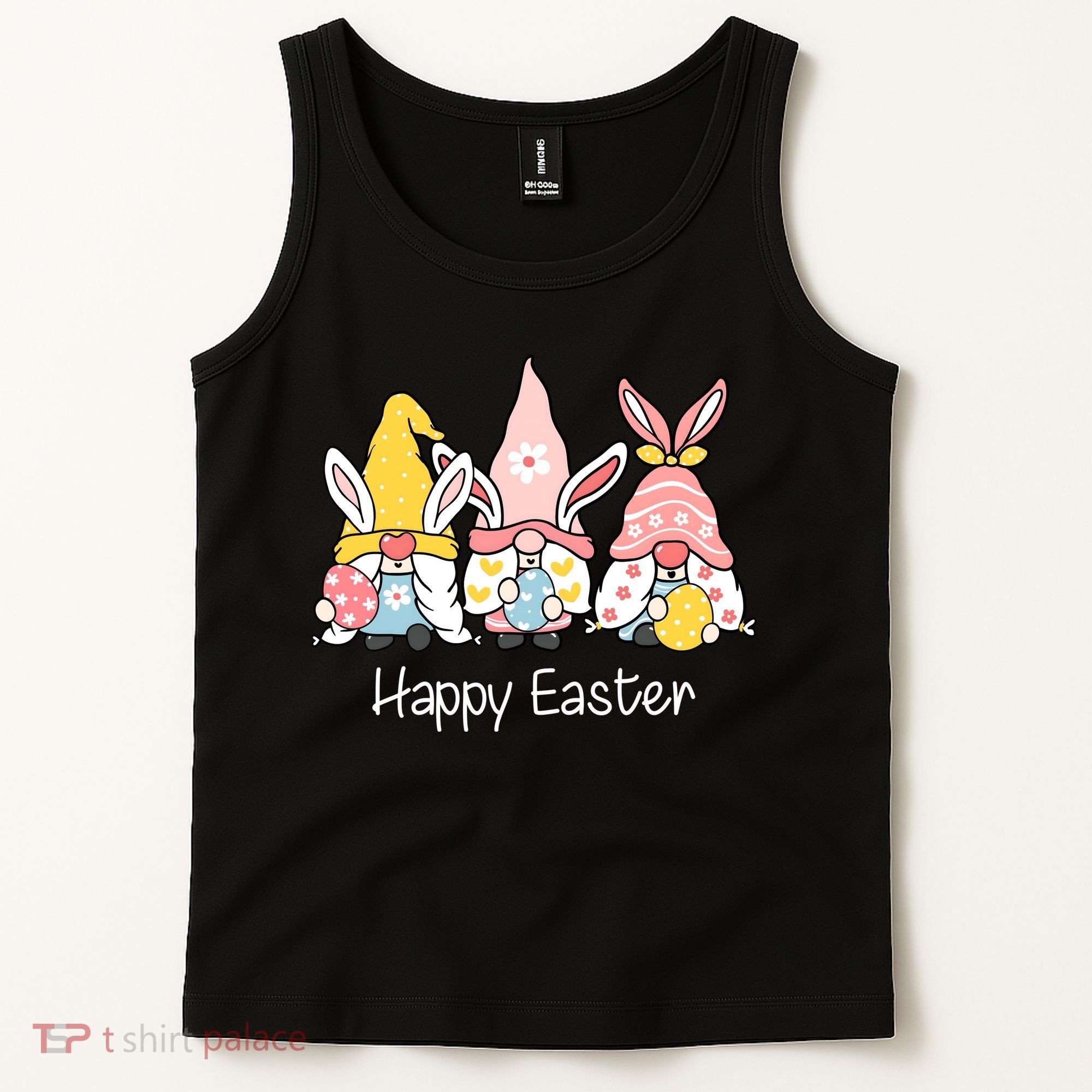 Happy Easter Gnome Holiday Cute Gift Tank Top