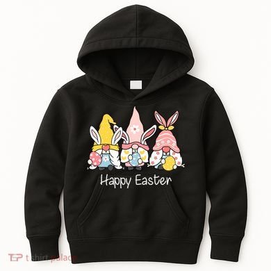 Happy Easter Gnome Holiday Cute Gift Kids Hoodie