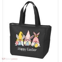 Happy Easter Gnome Holiday Cute Gift Tote Bag thumb 3