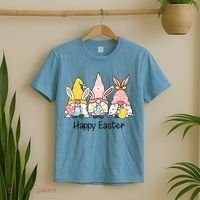 Happy Easter Gnome Holiday Cute Gift T-Shirt thumb 2