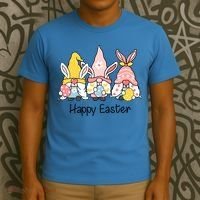 Happy Easter Gnome Holiday Cute Gift T-Shirt thumb 3