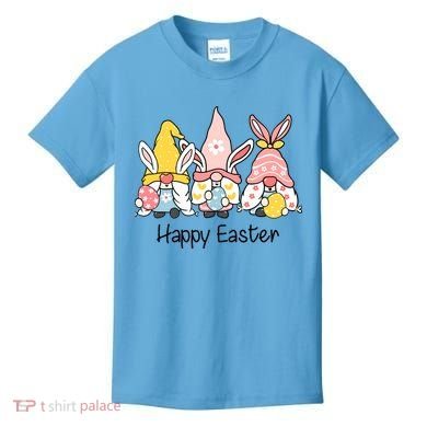 Happy Easter Gnome Holiday Cute Gift Kids T-Shirt