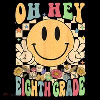 Hello Eighth Grade Teachers Student 8th Grade Back To School Ornament thumb 1