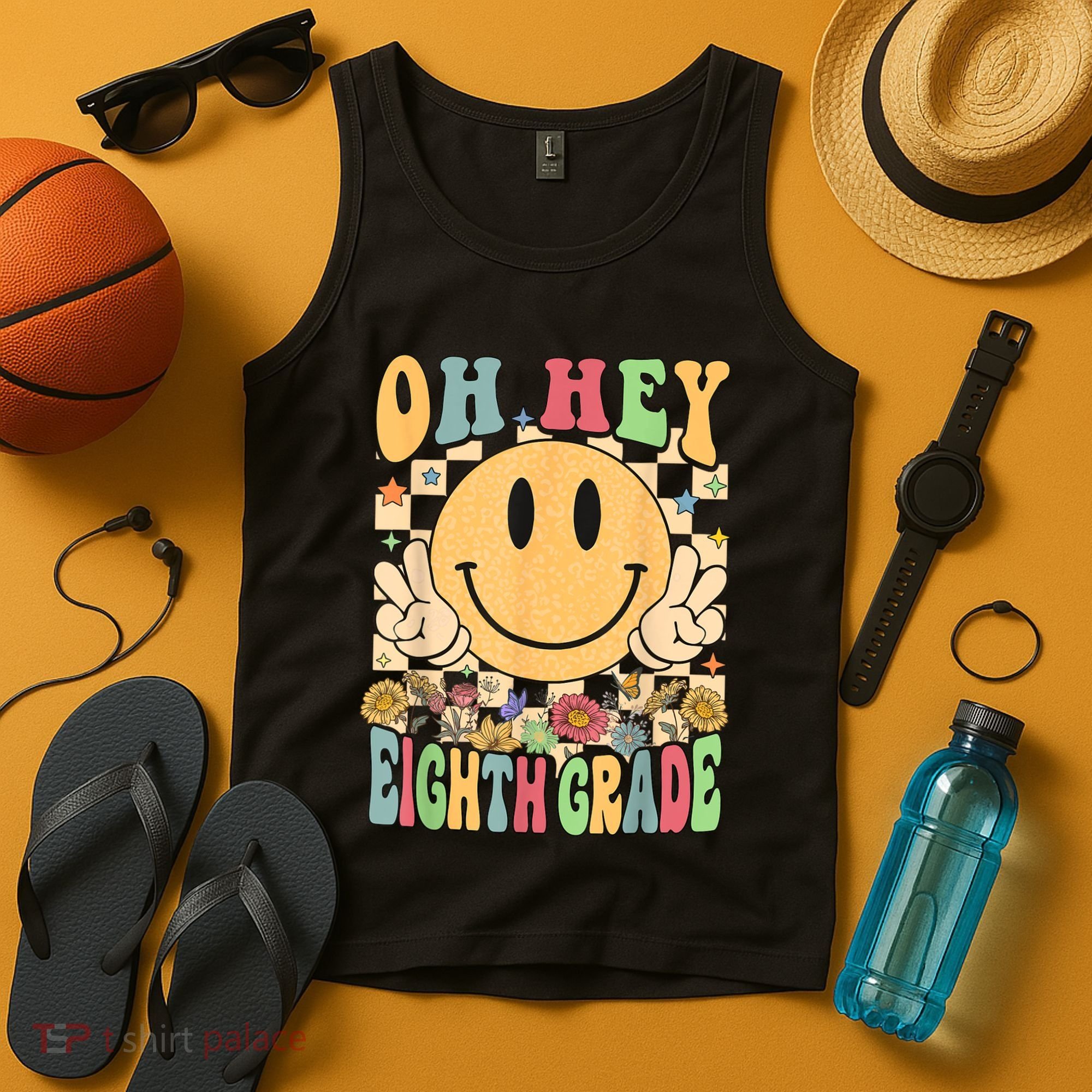 Hello Eighth Grade Teachers Student 8th Grade Back To School Tank Top