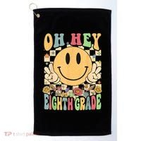 Hello Eighth Grade Teachers Student 8th Grade Back To School Golf Towel thumb 0