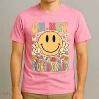 Hello Eighth Grade Teachers Student 8th Grade Back To School T-Shirt thumb 3