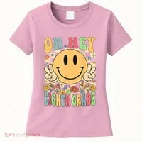 Hello Eighth Grade Teachers Student 8th Grade Back To School Women's T-Shirt thumb 0