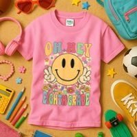 Hello Eighth Grade Teachers Student 8th Grade Back To School Kids T-Shirt thumb 3