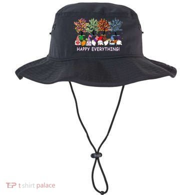 Happy Everything Gnomies Gnomes Holidays Christmas Xmas Bucket Hat