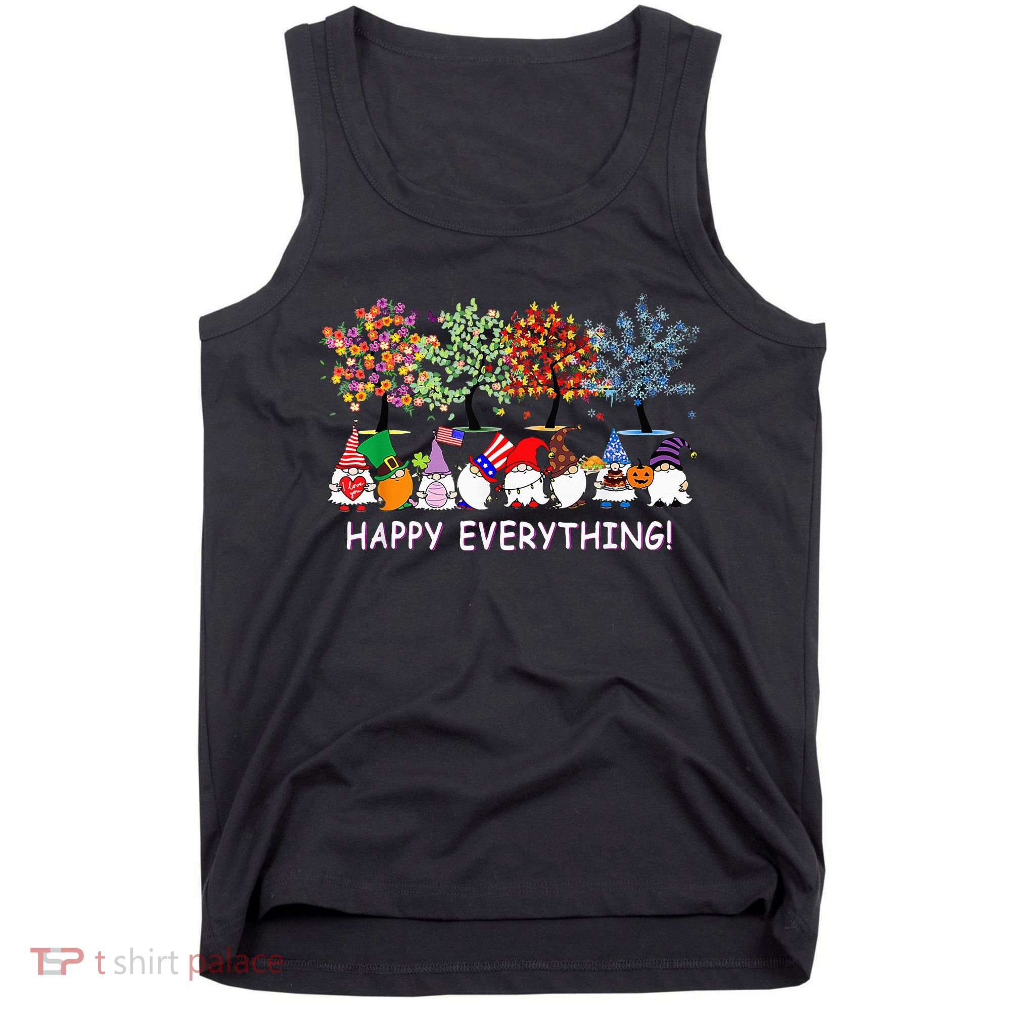 Happy Everything Gnomies Gnomes Holidays Christmas Xmas Tank Top