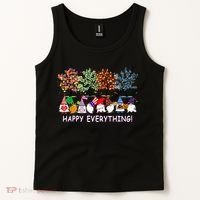 Happy Everything Gnomies Gnomes Holidays Christmas Xmas Tank Top thumb 2