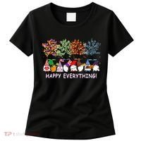 Happy Everything Gnomies Gnomes Holidays Christmas Xmas Women's T-Shirt thumb 0