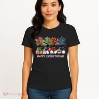 Happy Everything Gnomies Gnomes Holidays Christmas Xmas Women's T-Shirt thumb 4
