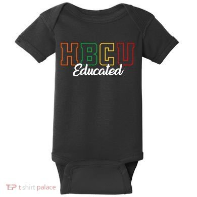 HBCU Educated Grad Historical Black College Alumni School Baby Bodysuit