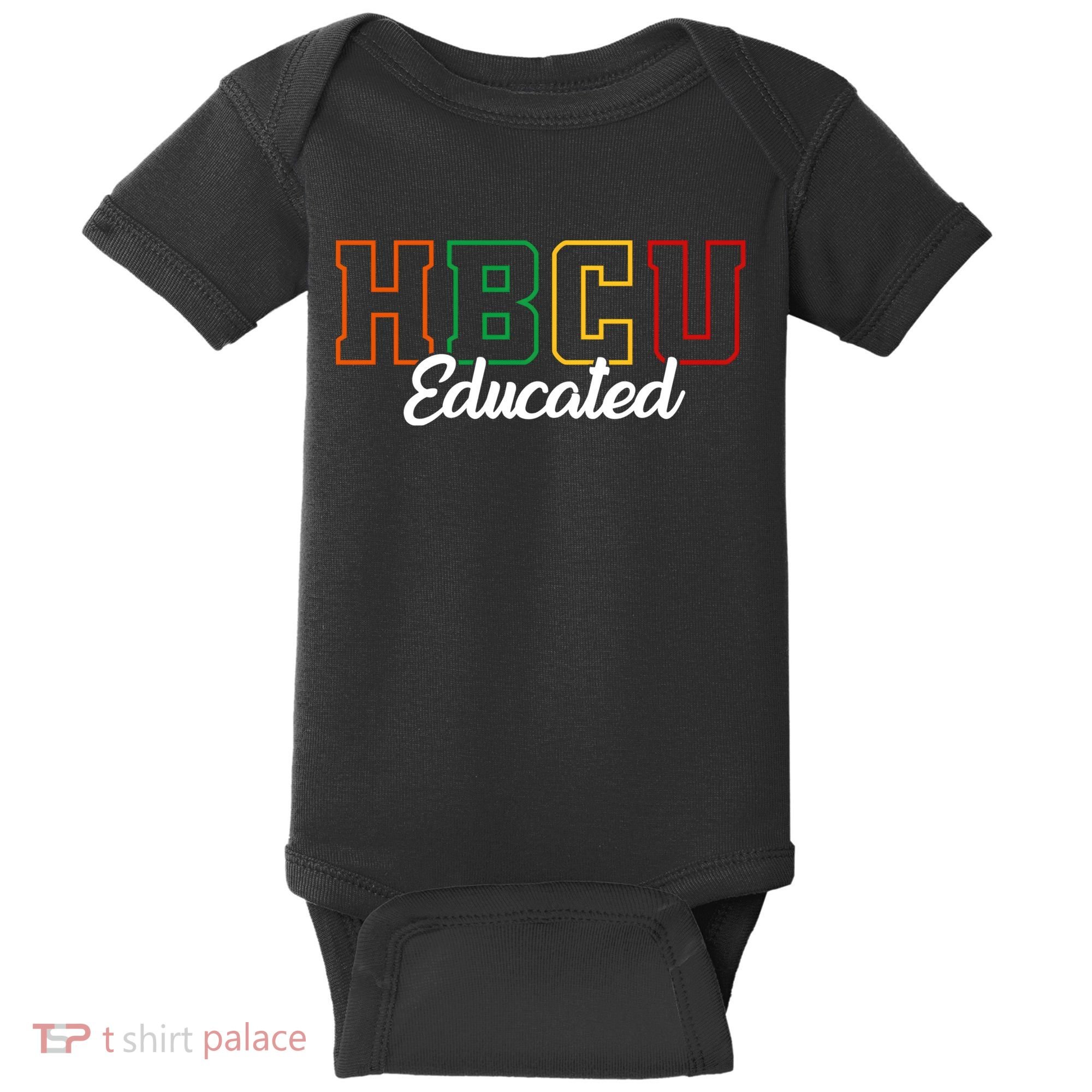 HBCU Educated Grad Historical Black College Alumni School Baby Bodysuit