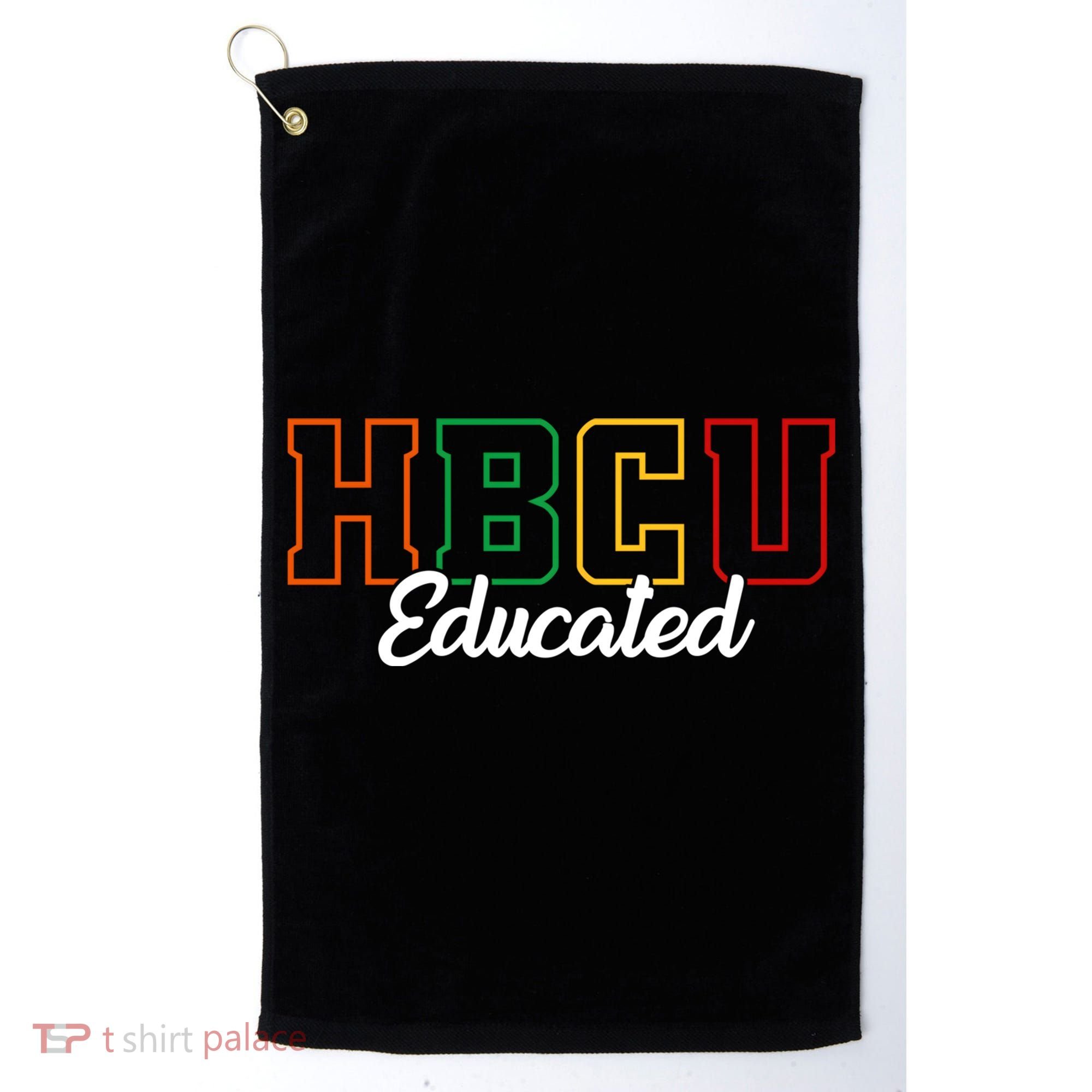 HBCU Educated Grad Historical Black College Alumni School Golf Towel