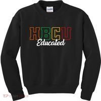 HBCU Educated Grad Historical Black College Alumni School Kids Sweatshirt thumb 0