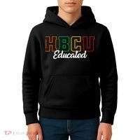 HBCU Educated Grad Historical Black College Alumni School Kids Hoodie thumb 4