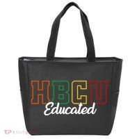 HBCU Educated Grad Historical Black College Alumni School Tote Bag thumb 0