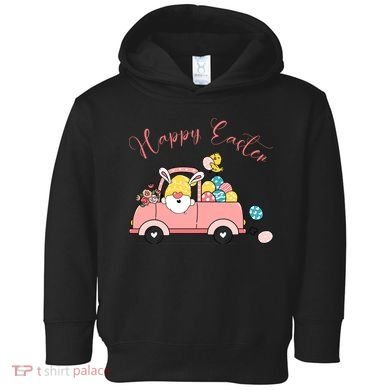 Happy Easter Gnome Truck Holiday Toddler Hoodie